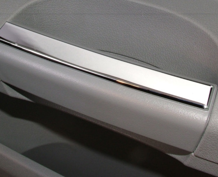 Chrome Smooth Door Pull Trim 05-10 Magnum, Charger, Chrysler 300 - Click Image to Close